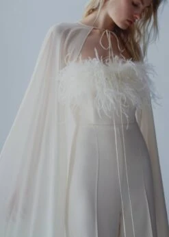 Longue Cape Ceinture à Nouer