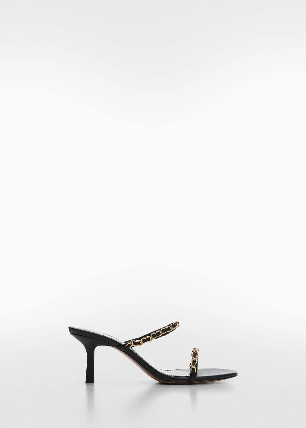 Sandales Talon Détail Chaîne – Image 2
