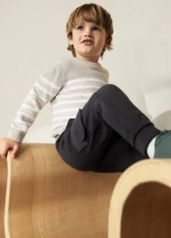 Pull-over En Maille Ă Rayures