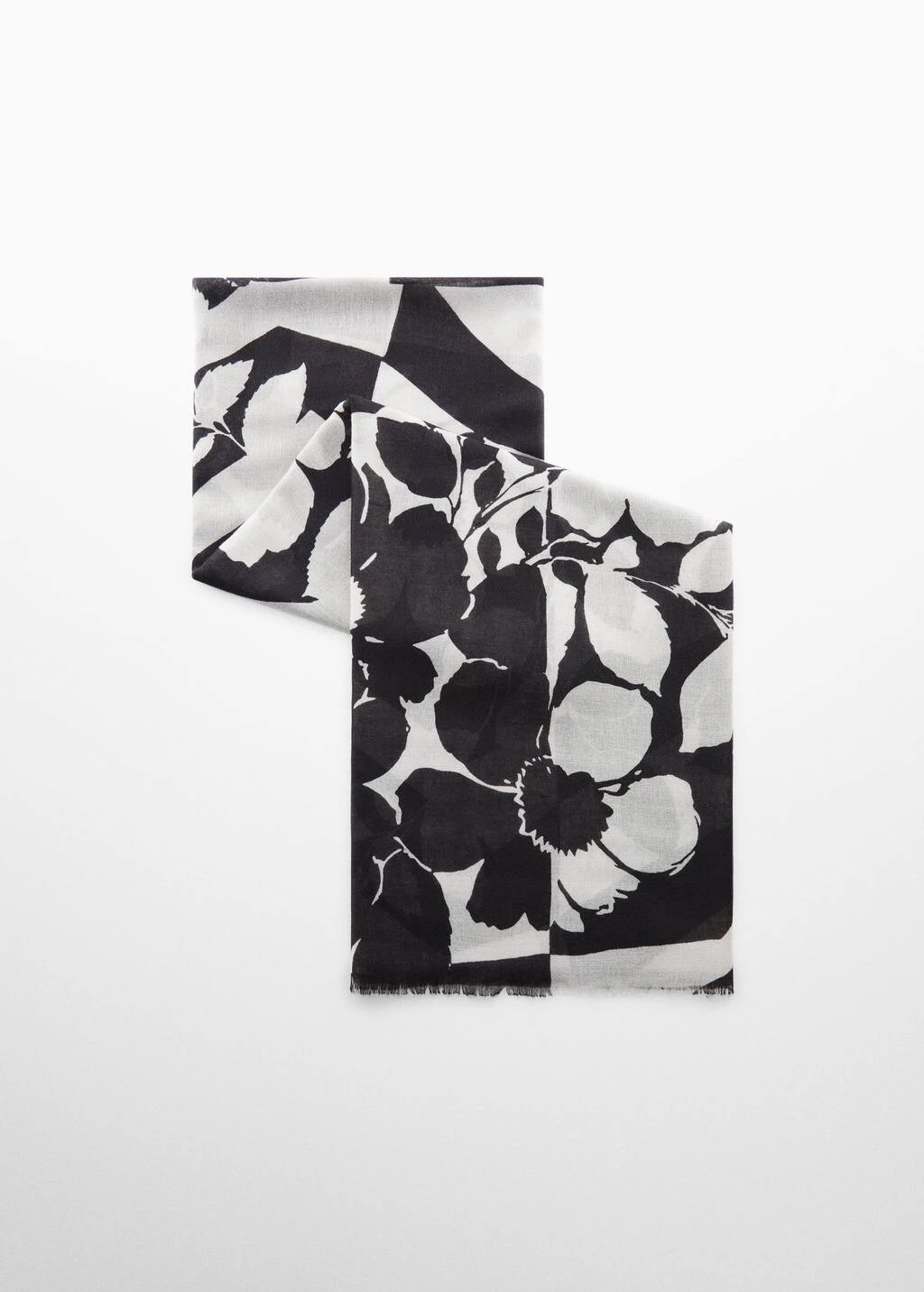 Foulard Imprimé Bicolore – Image 2