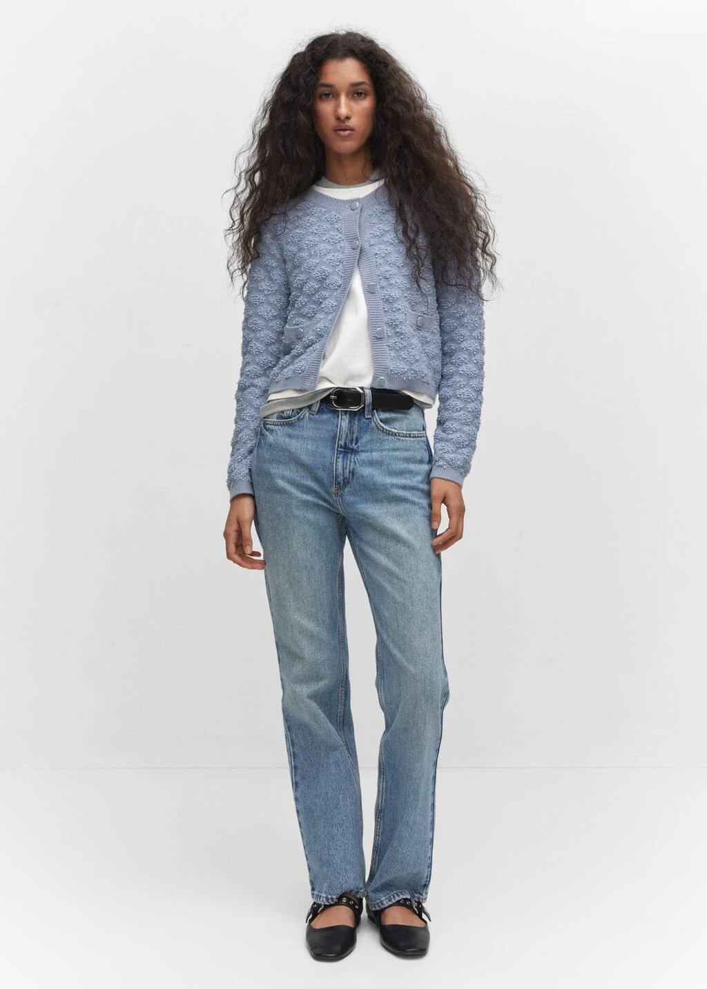 Cardigan TexturĂ© Boutons â Image 8