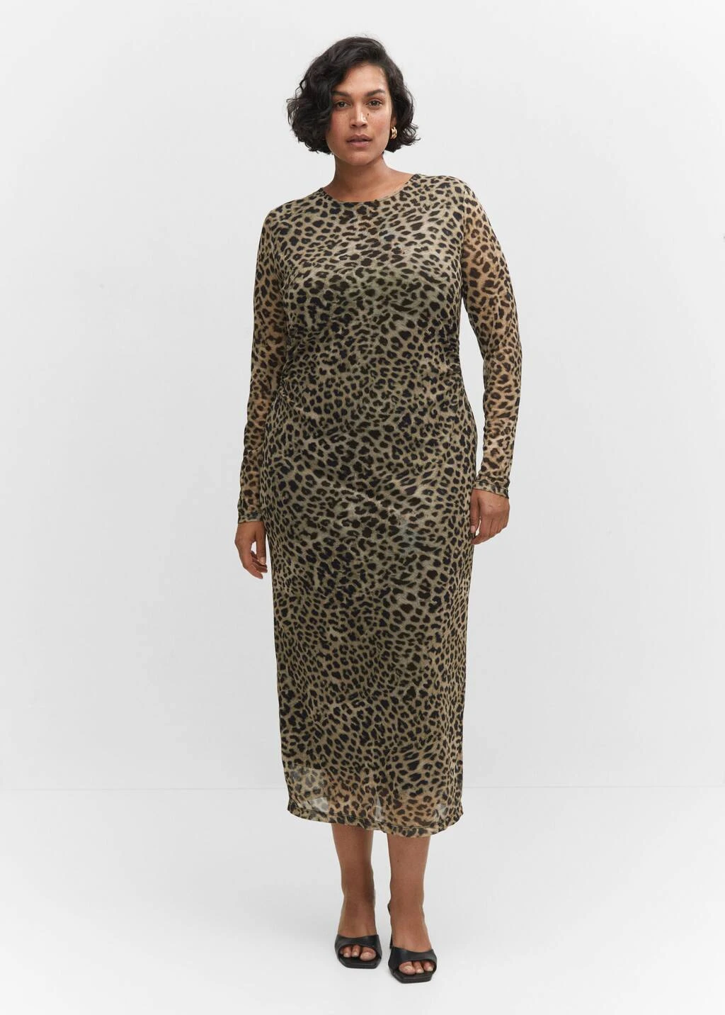 Robe Midi En ImprimĂ© Animal â Image 6