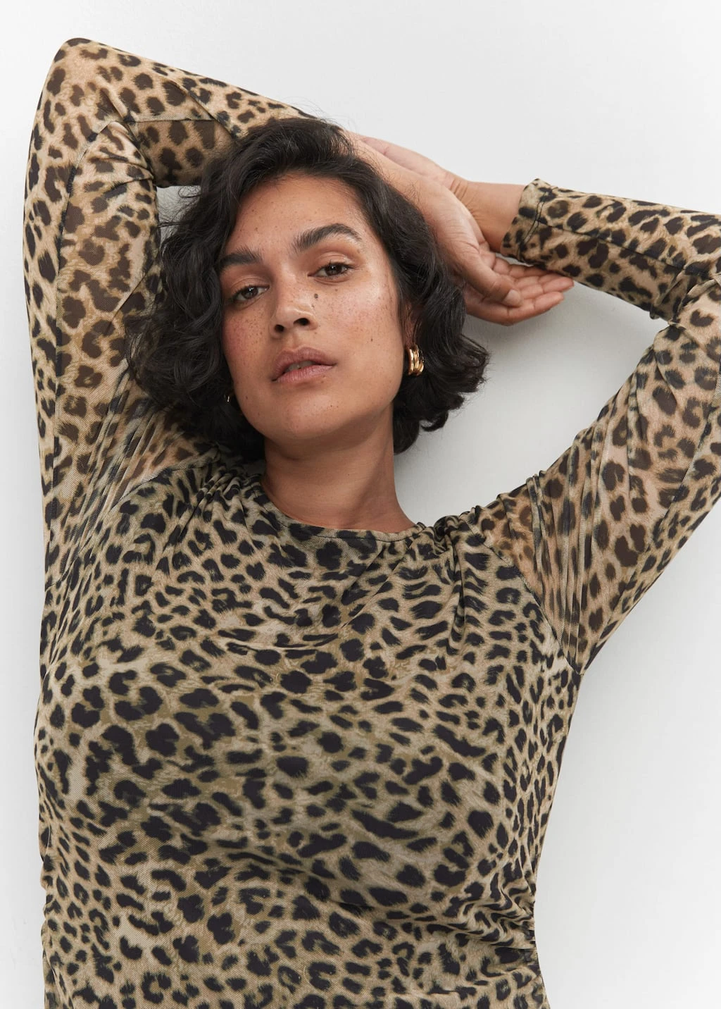 Robe Midi En ImprimĂ© Animal â Image 7