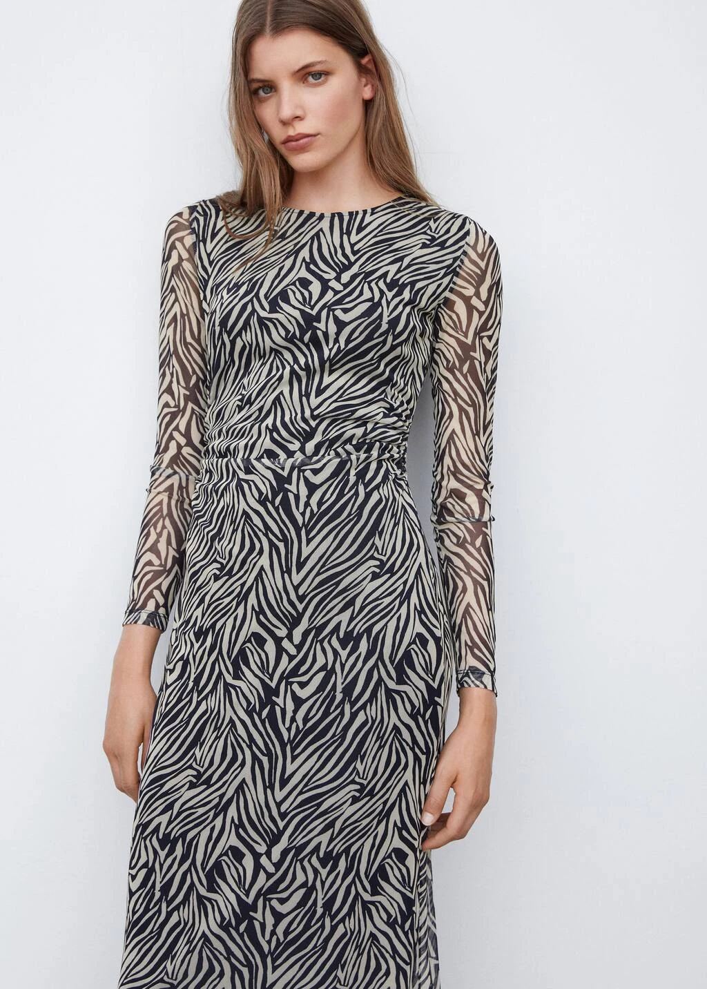 Robe Midi En ImprimĂ© Animal â Image 11