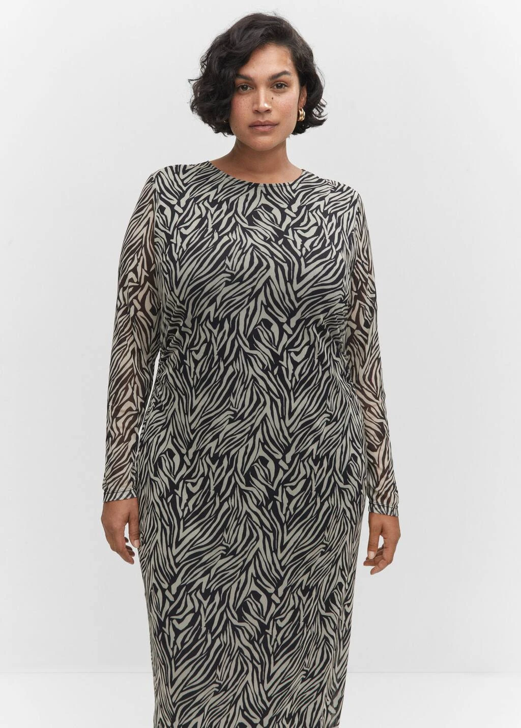 Robe Midi En ImprimĂ© Animal â Image 17