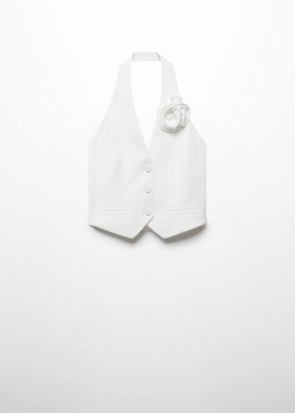 Gilet Empiècement Fleur – Image 8