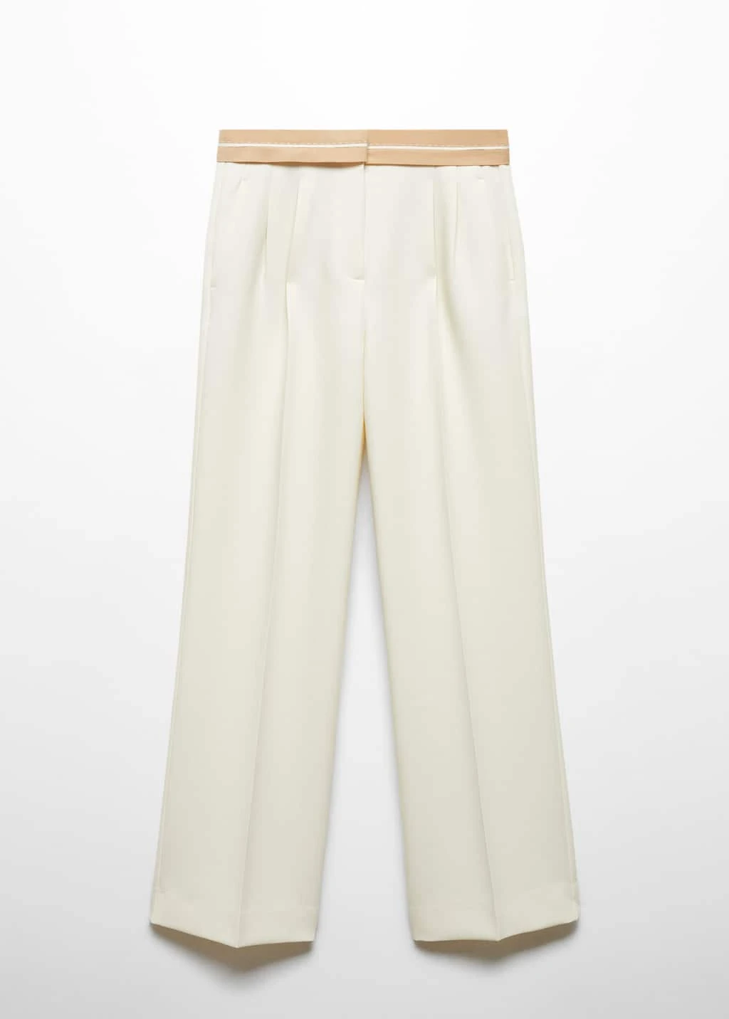 Pantalon Taille RetournĂ©e Pinces â Image 7