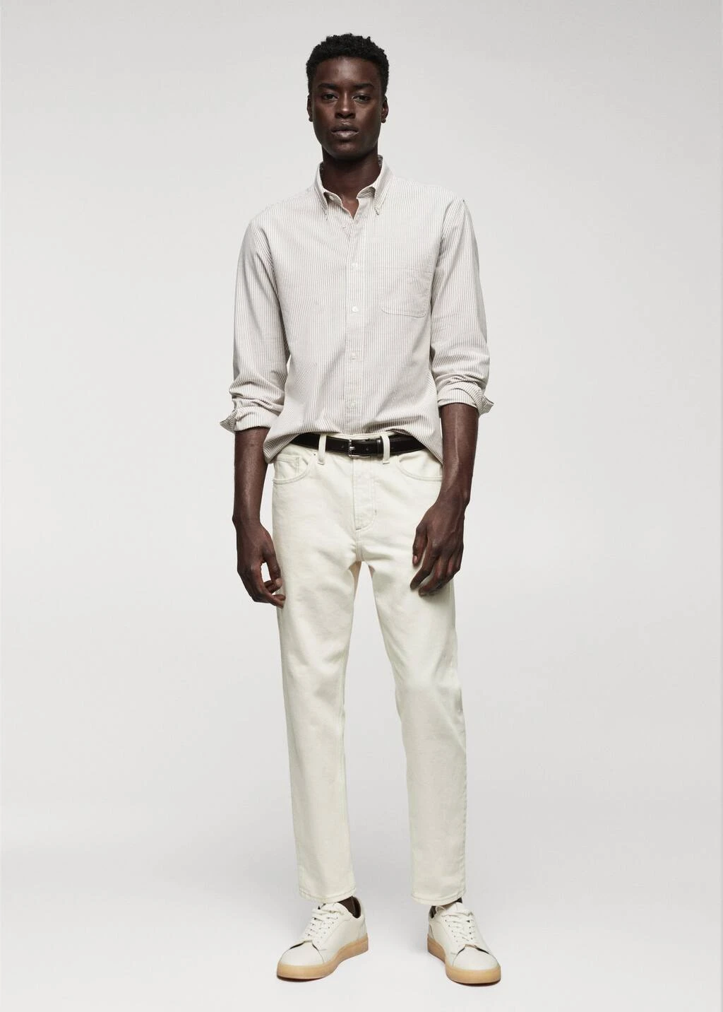 Chemise 100 % Coton Rayures Bicolores – Image 3