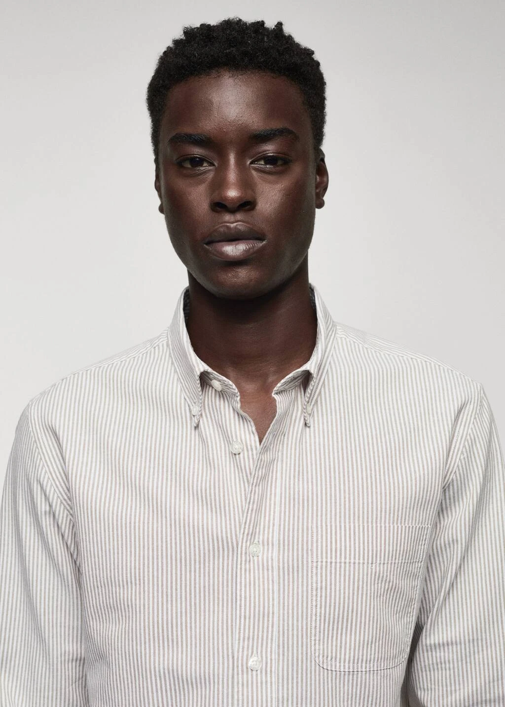 Chemise 100 % Coton Rayures Bicolores – Image 2