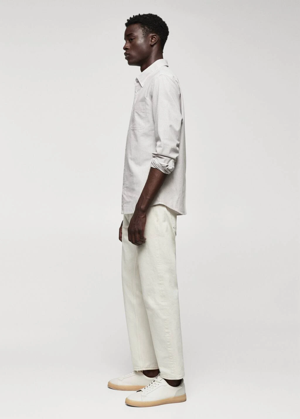 Chemise 100 % Coton Rayures Bicolores – Image 5