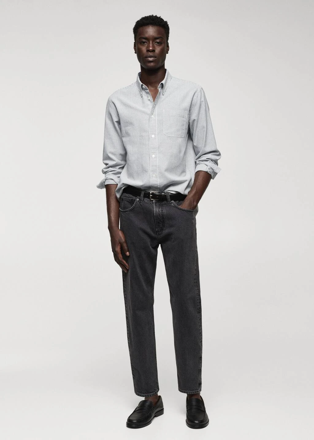 Chemise 100 % Coton Rayures Bicolores – Image 17