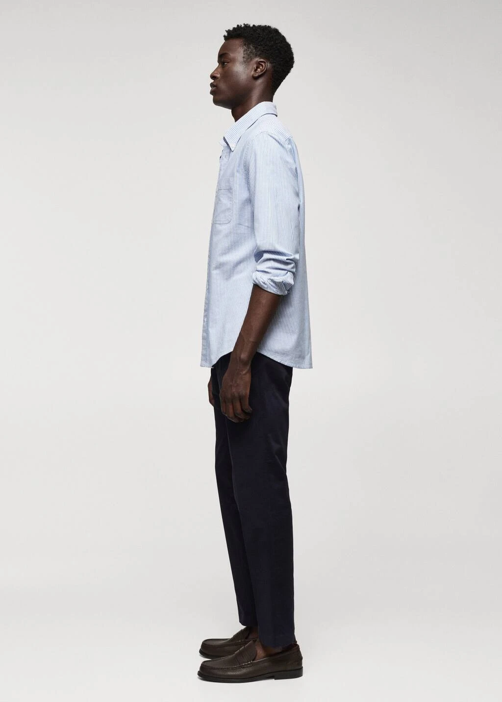 Chemise 100 % Coton Rayures Bicolores – Image 12