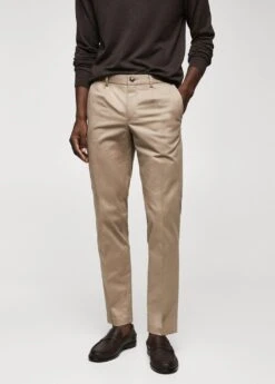 Chino Slim-fit Coton Pinces