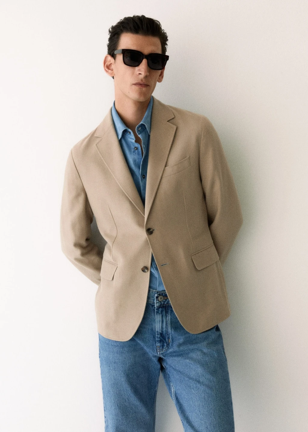 Veste Slim Fit Structurée Coton – Image 6