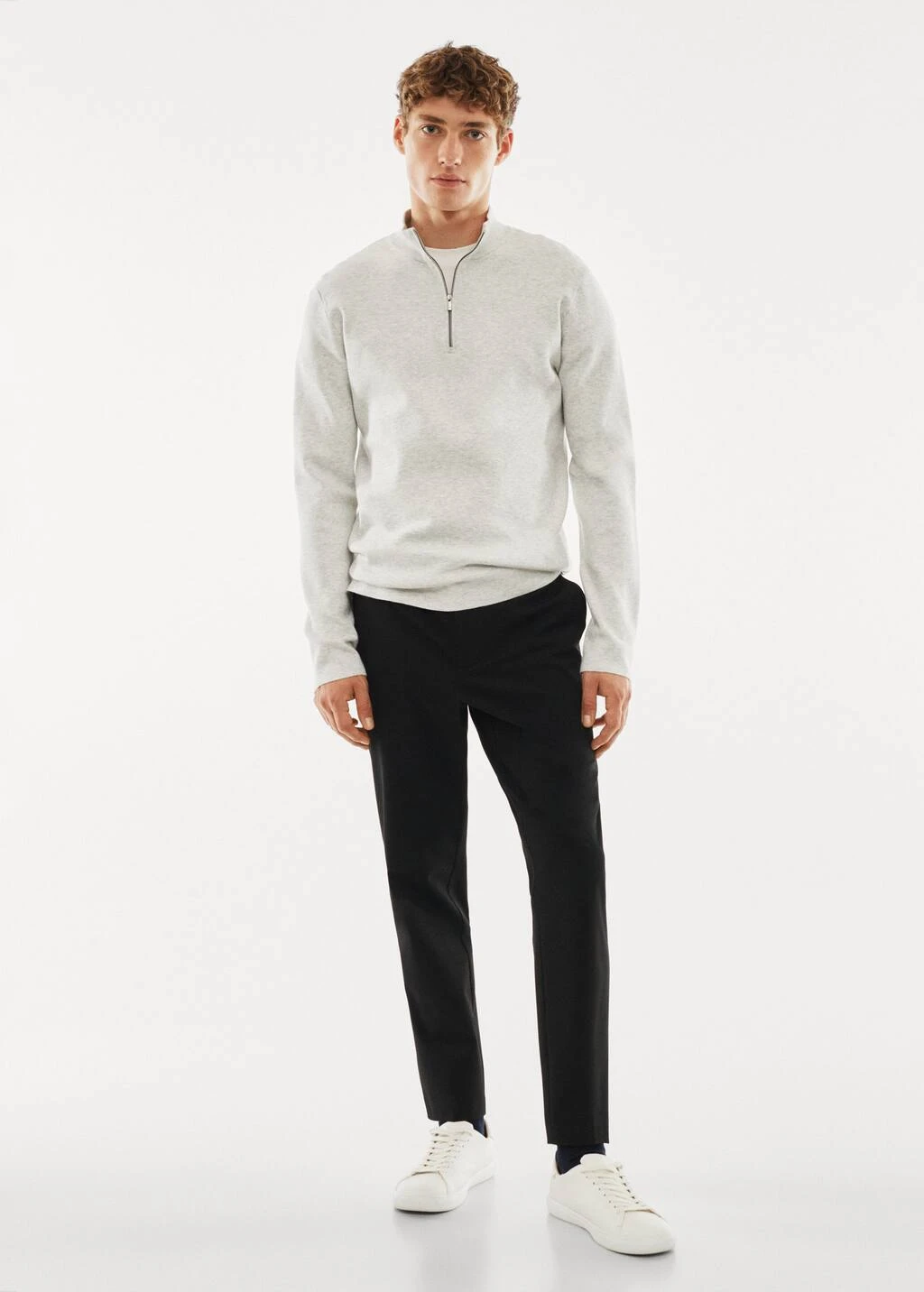 Pull-over Col Montant Zip – Image 2