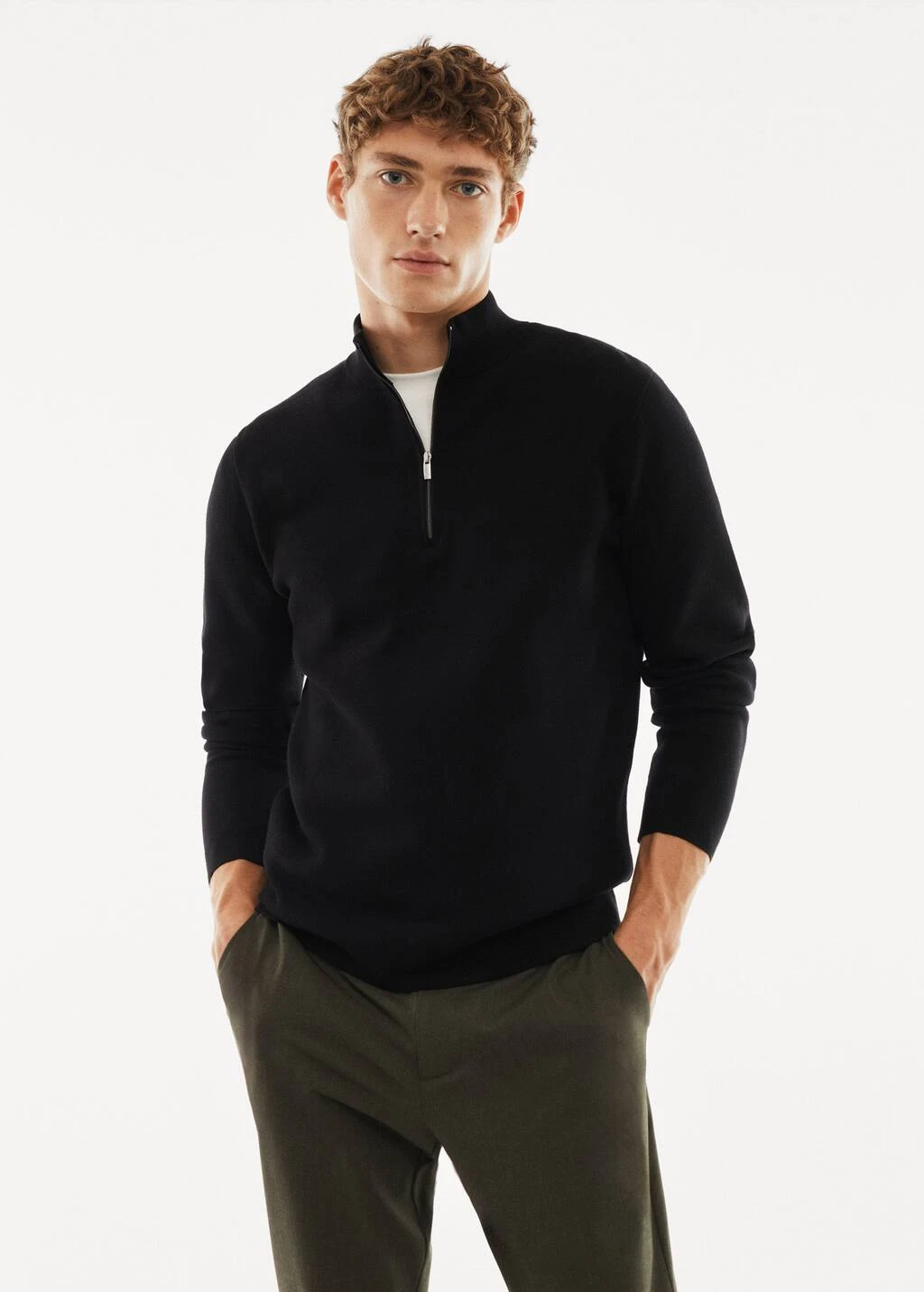 Pull-over Col Montant Zip – Image 8