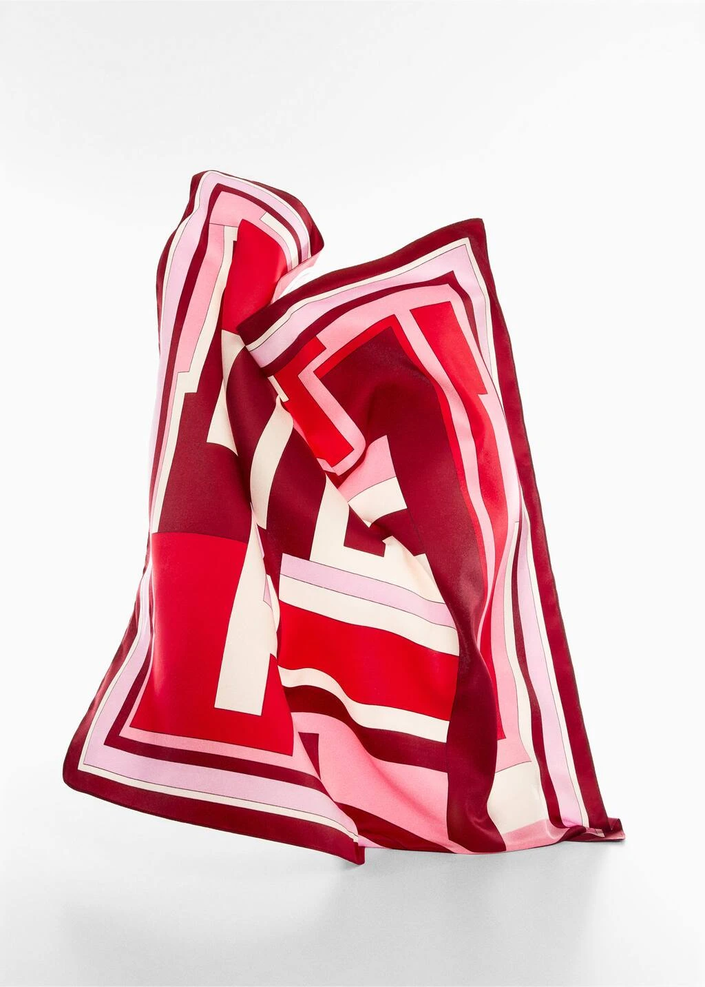 Foulard Imprimé Géométrique – Image 2