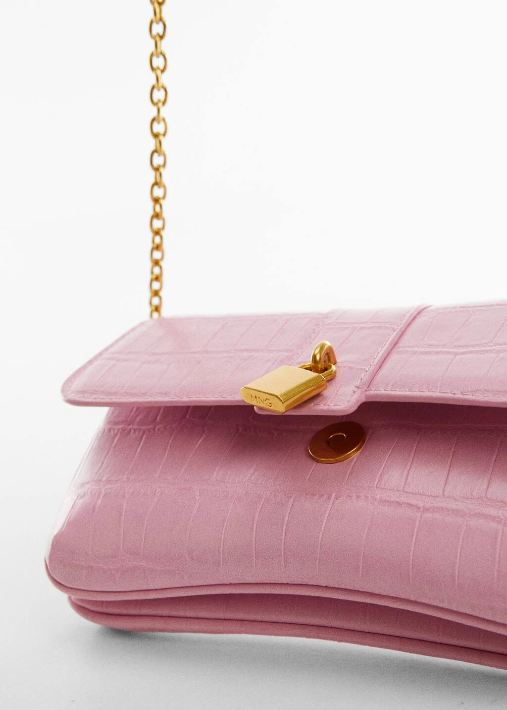 Sac Chaîne Effet Croco – Image 4