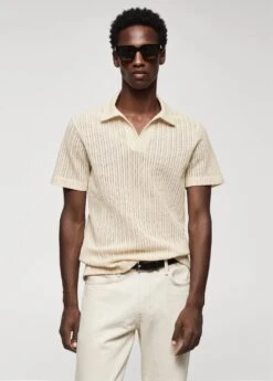 Polo Crochet 100 % Coton