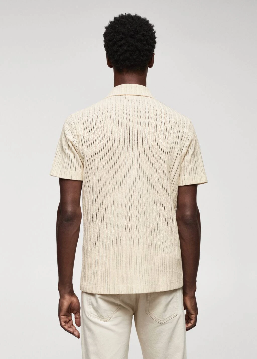 Polo Crochet 100 % Coton – Image 3