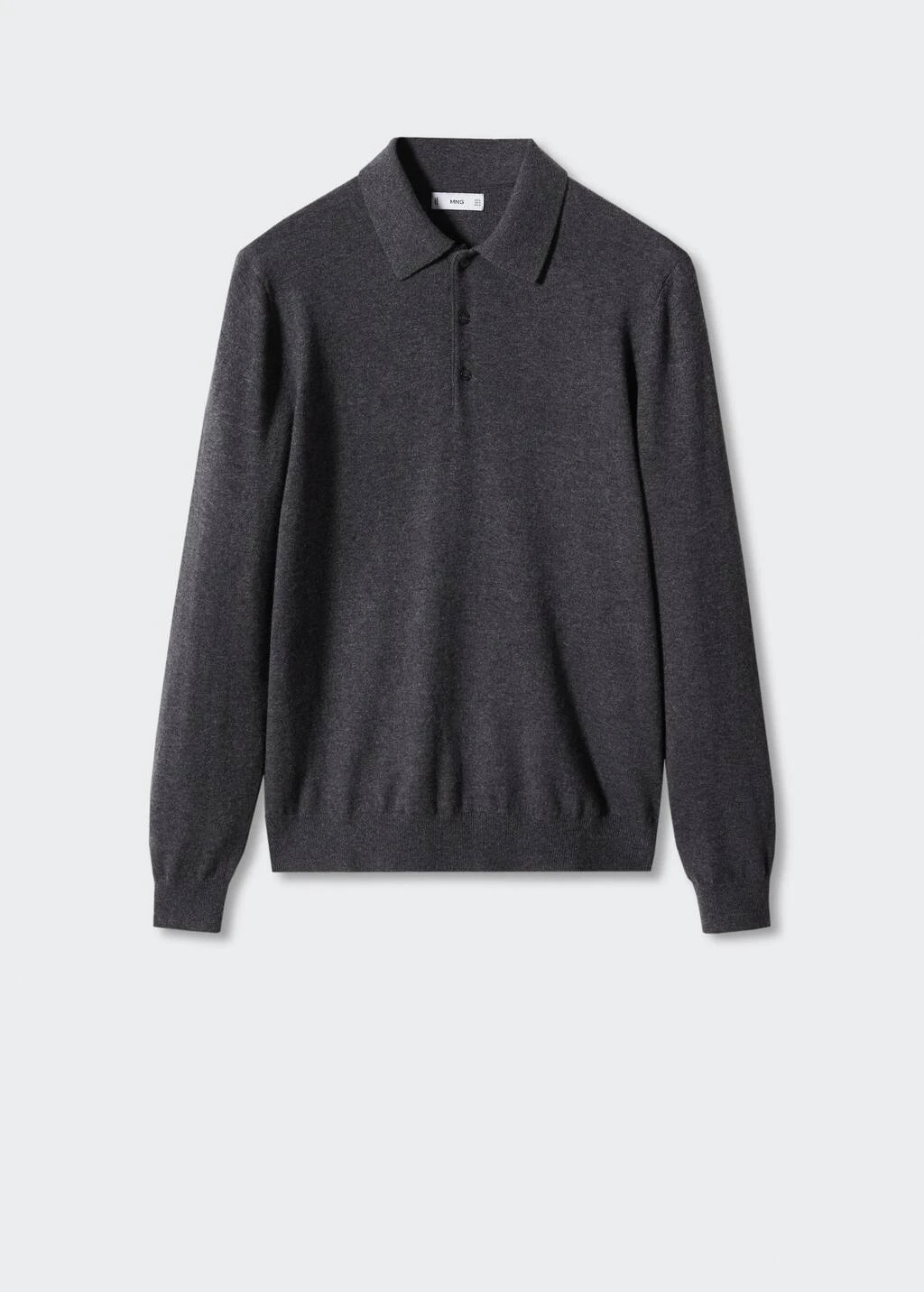 Polo Laine Manches Longues Chiné – Image 14