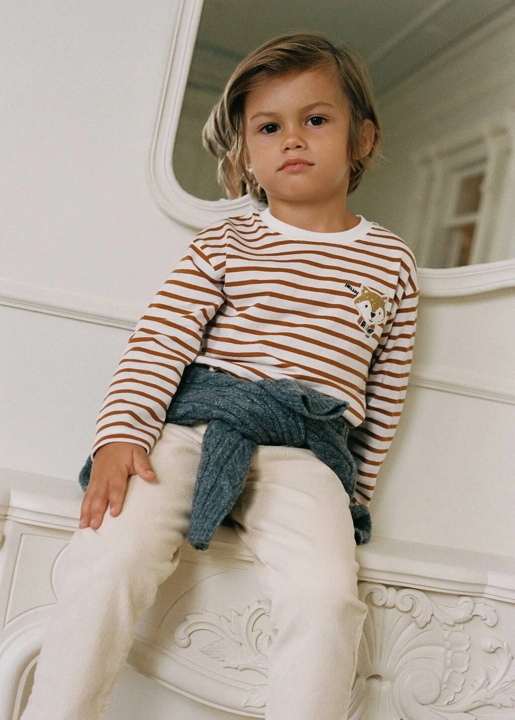 T-shirt Rayures Motif