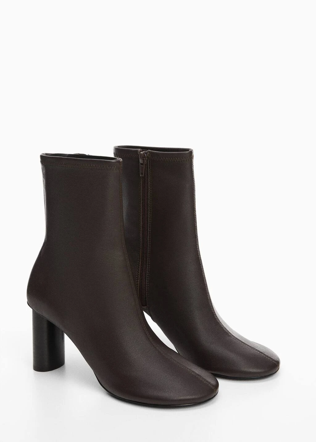 Bottines Cuir Bout Rond – Image 2