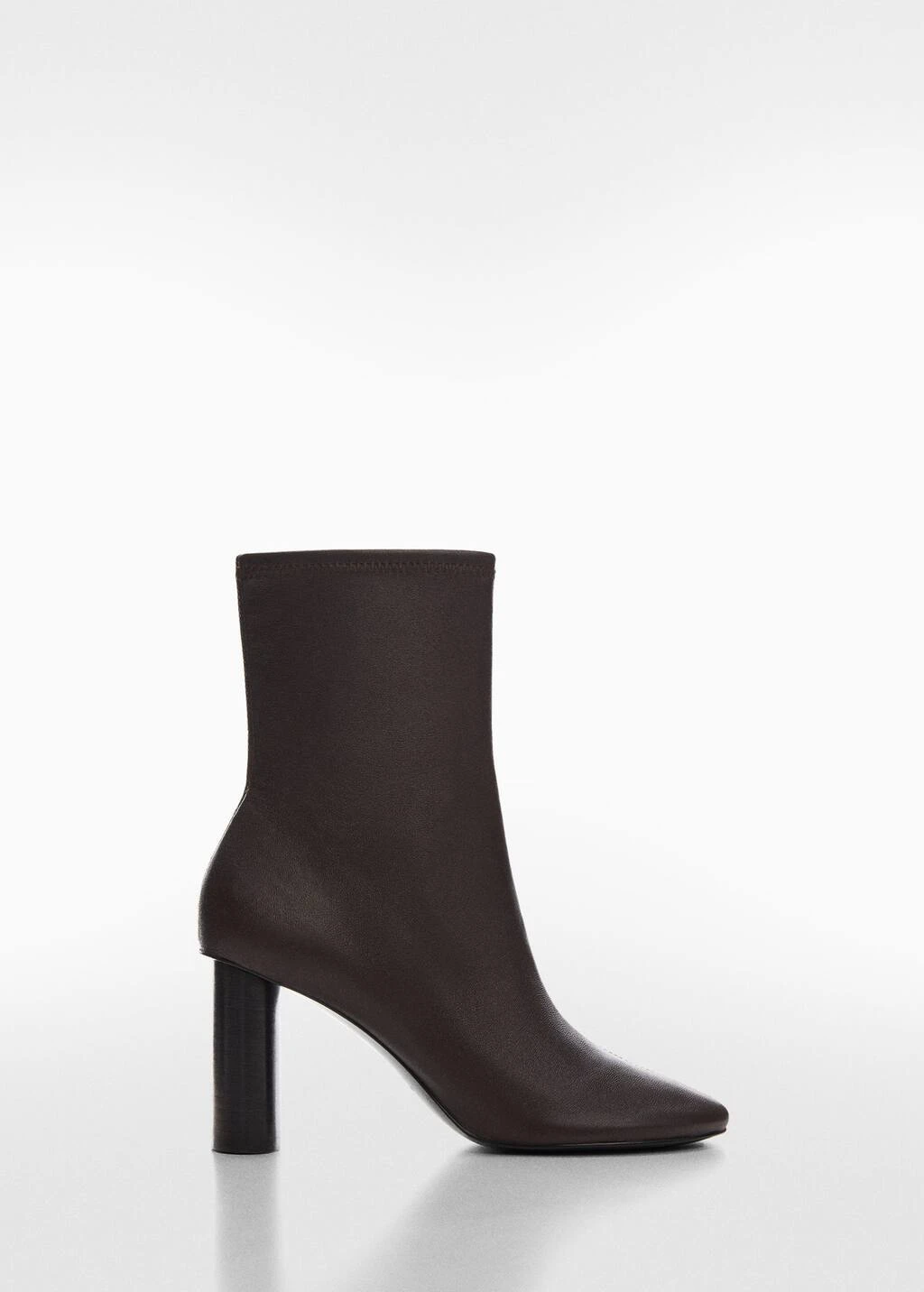 Bottines Cuir Bout Rond