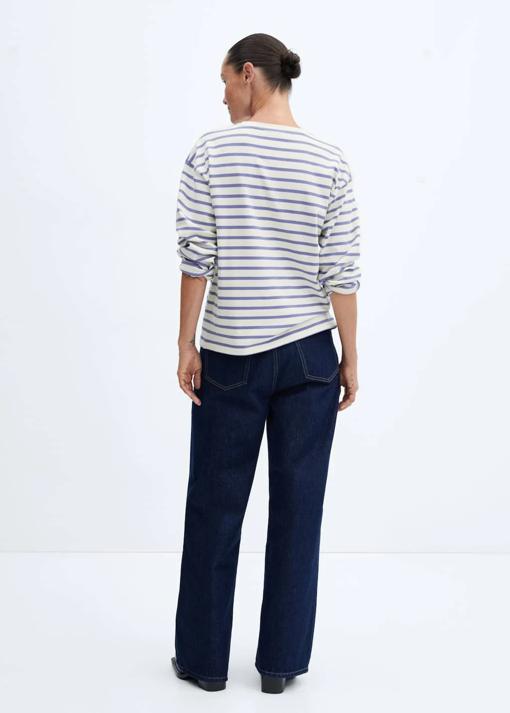 Sweat-shirt Rayures Col Rond â Image 9