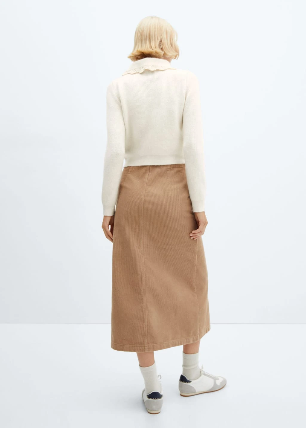 Pull-over Col Maille Ajourée – Image 3