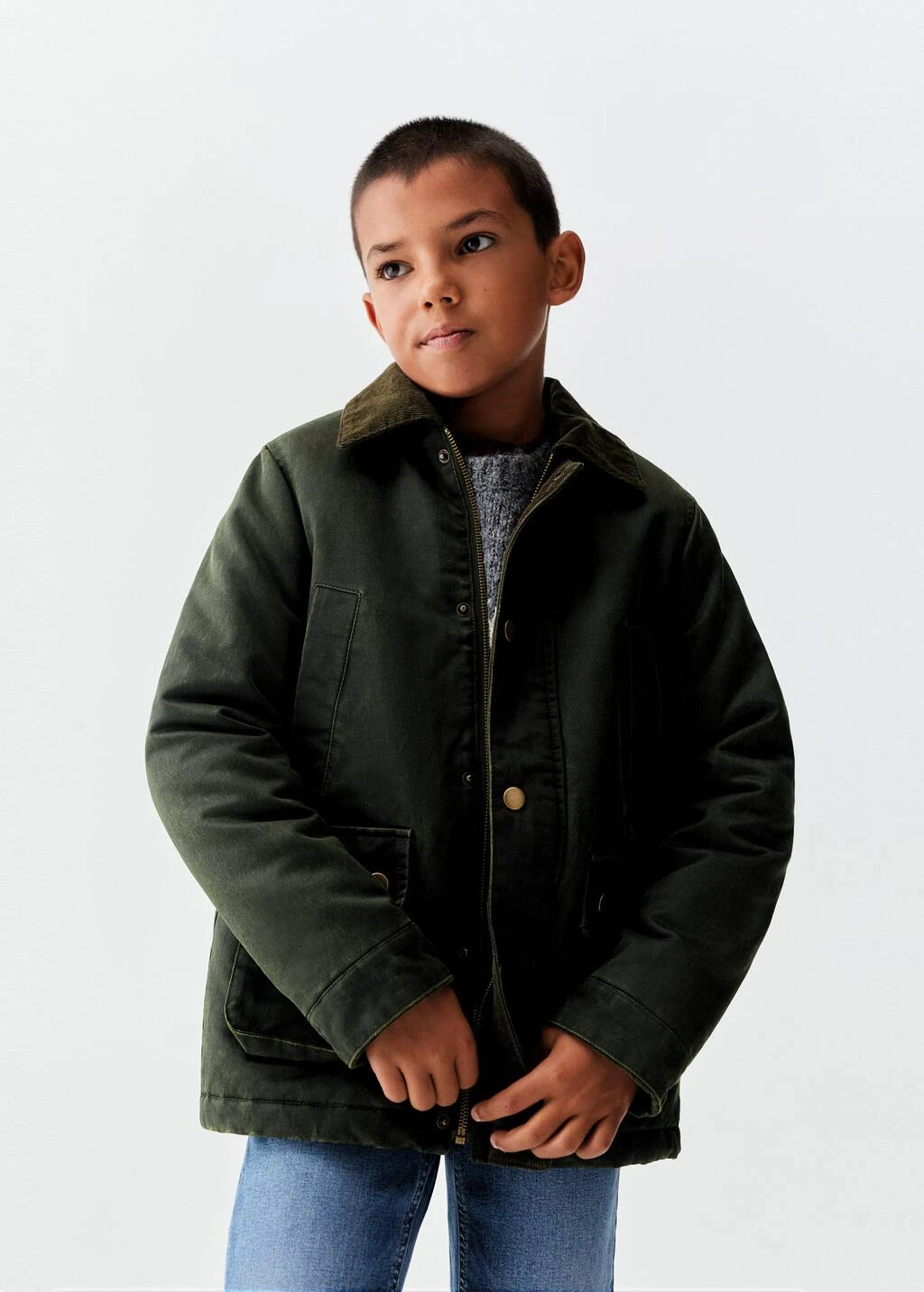 Parka Effet CirĂ© â Image 9