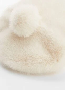 Béret Fausse Fourrure Pompon