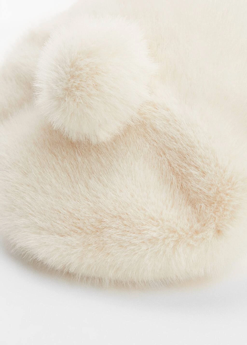 Béret Fausse Fourrure Pompon