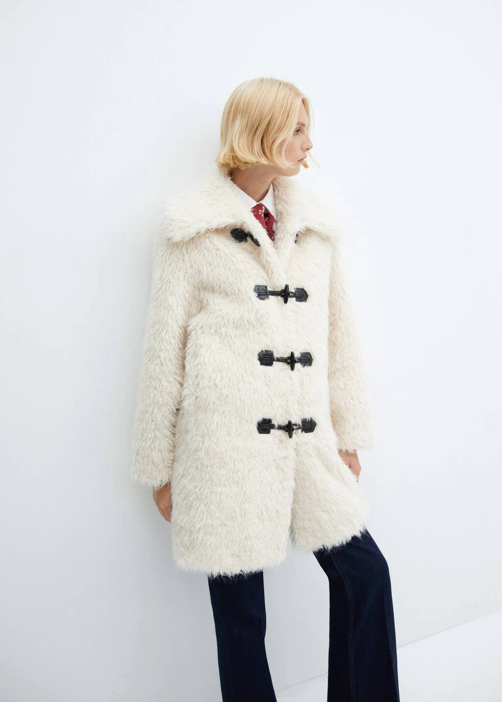 Manteau Midi Fausse Fourrure – Image 5