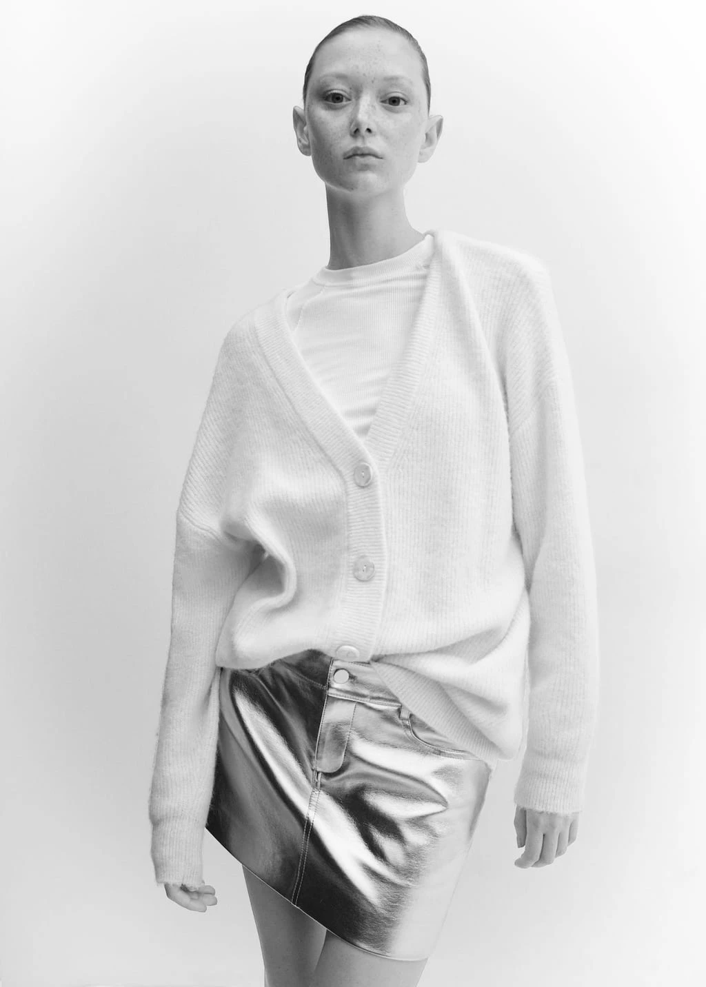 Cardigan Maille Col V