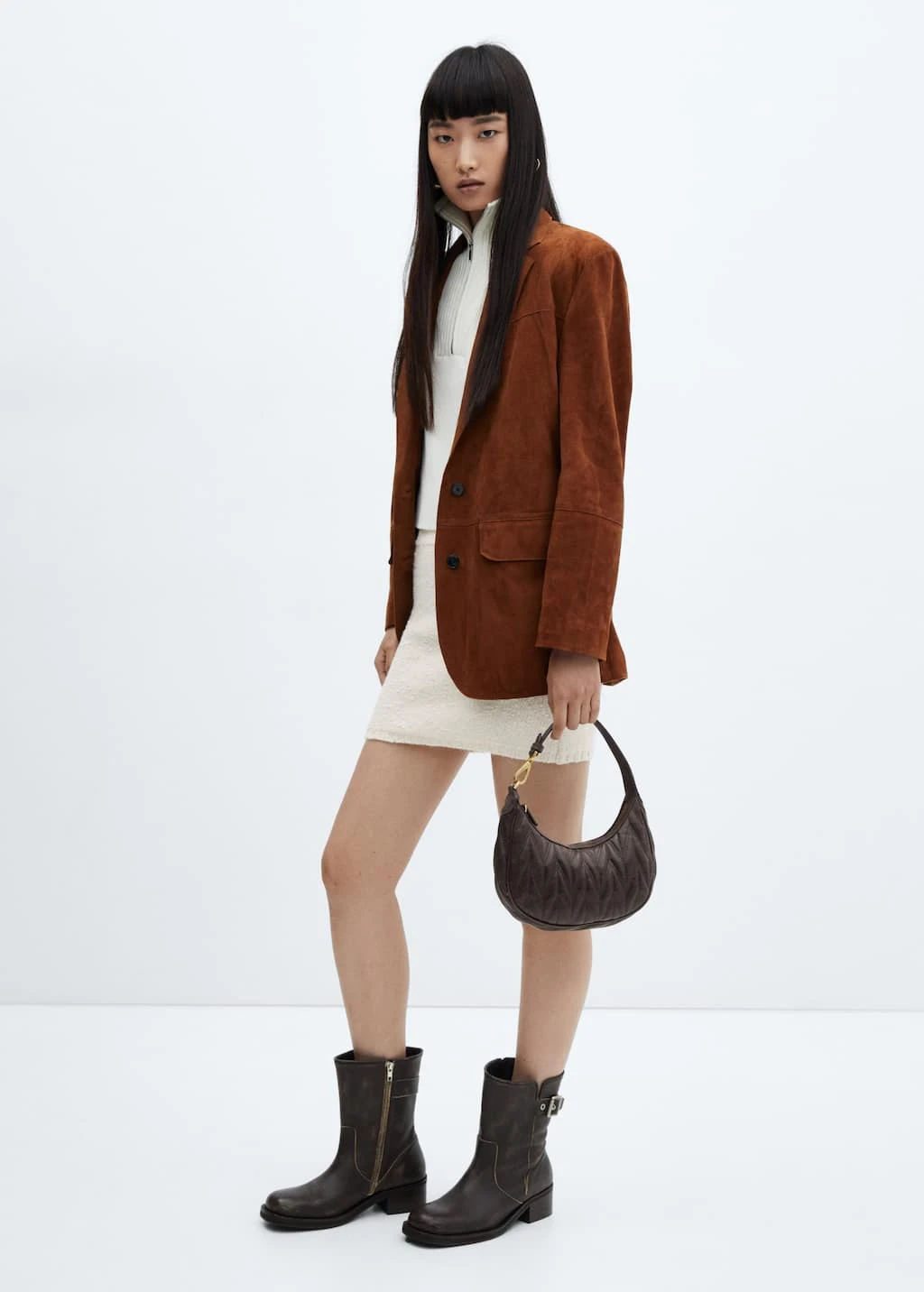 Minijupe Maille Texturée – Image 2