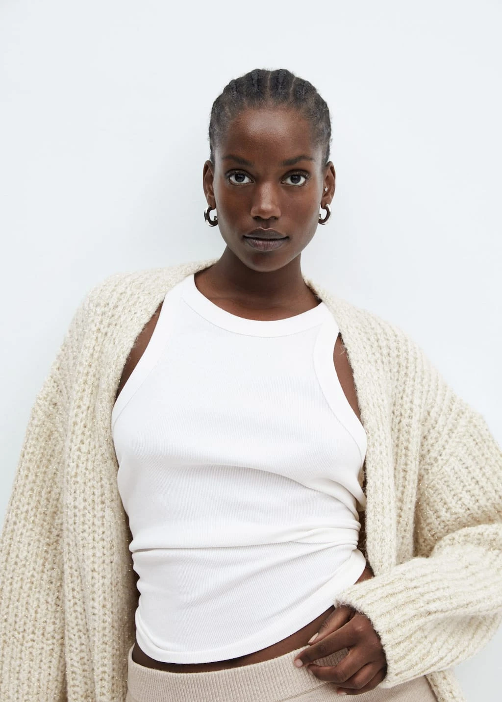 Cardigan En Fils Métallisés – Image 6