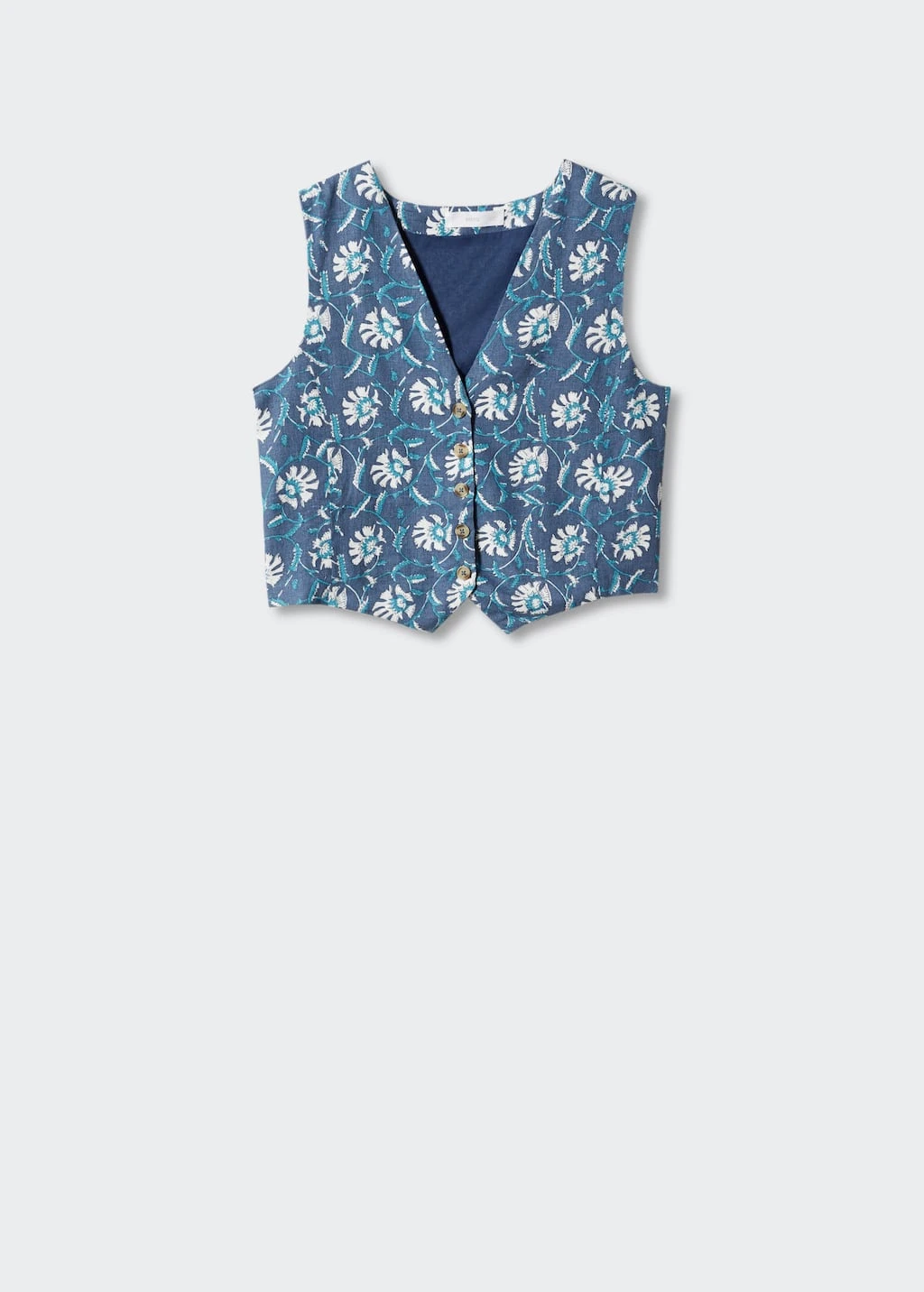 Gilet Lin Fleuri – Image 6