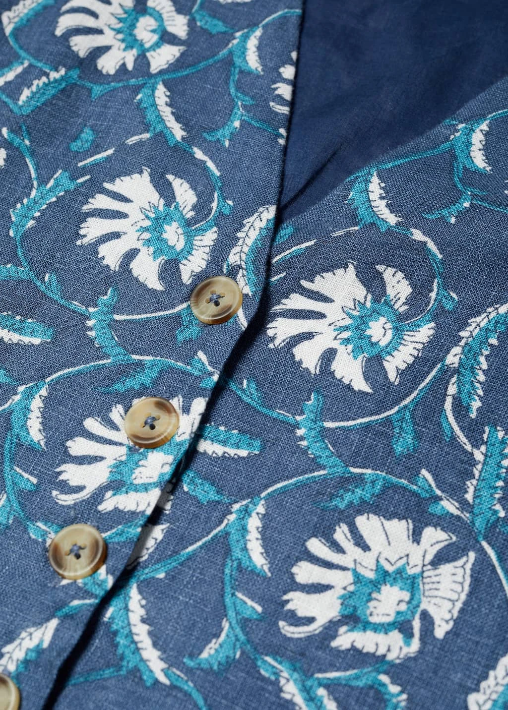 Gilet Lin Fleuri – Image 5