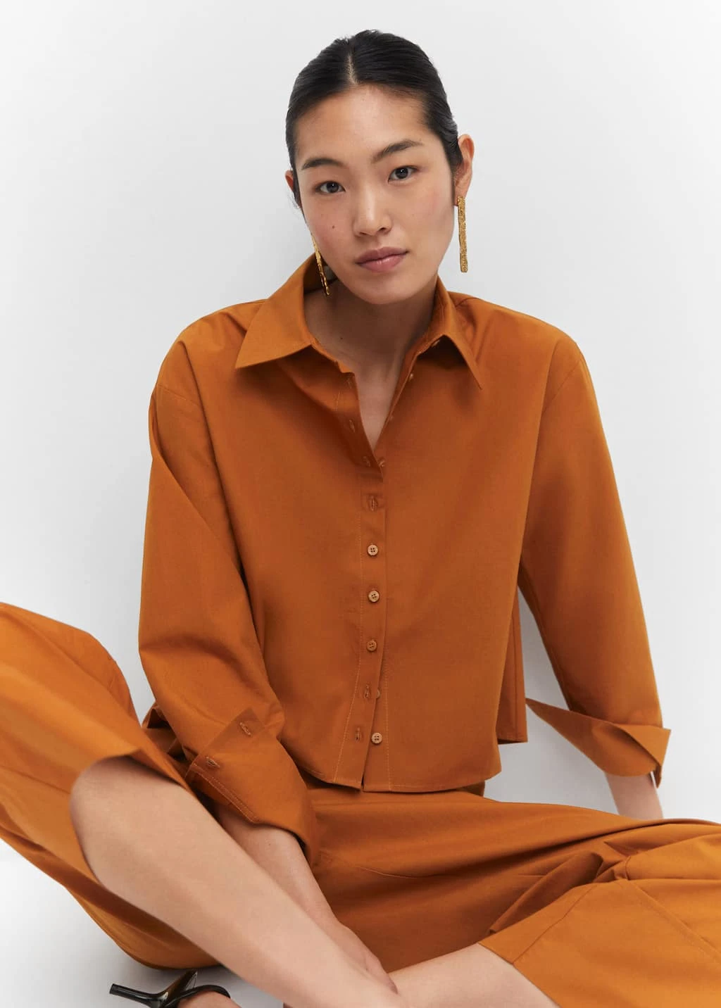 Chemise Crop 100 % Coton – Image 13