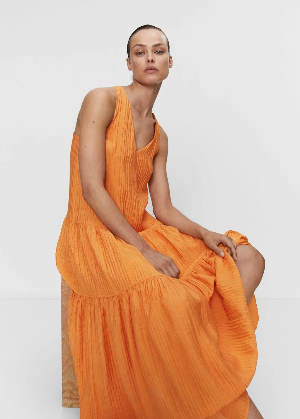 Robe évasée Texturée – Image 5