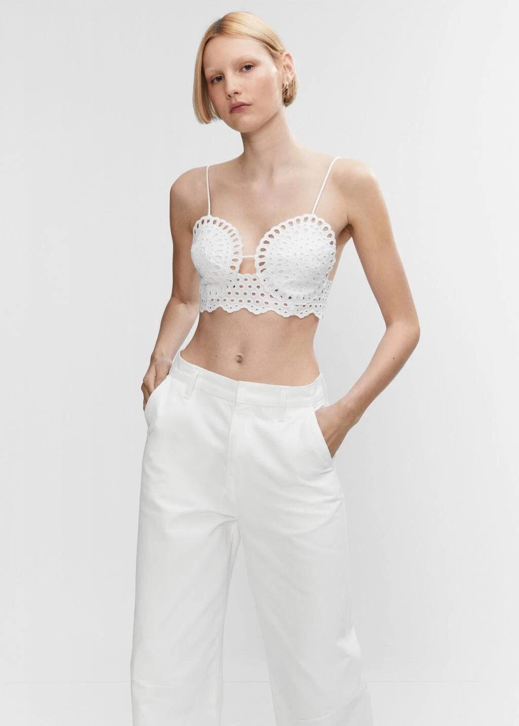 Crop Top Ajouré