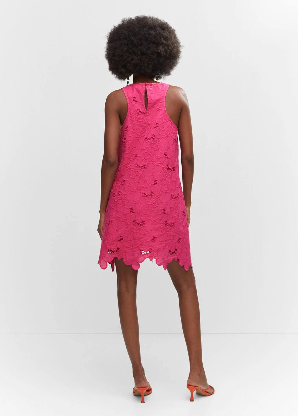 Robe Coton Détails Ajourés – Image 3