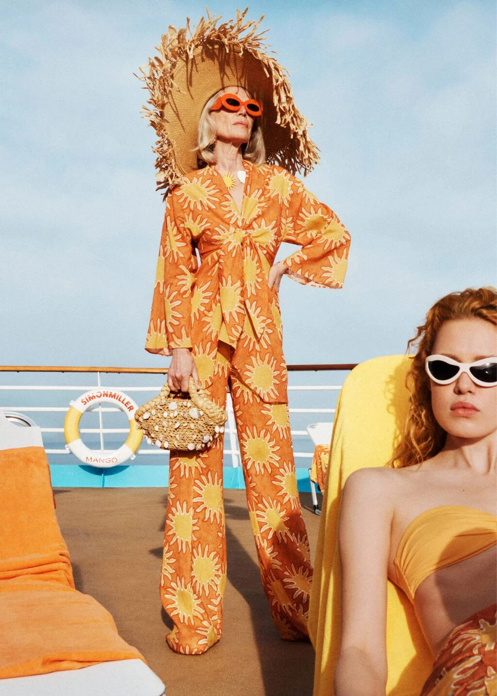 Robe Imprimée Détail Nœud – Image 6