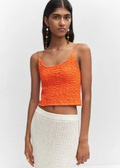 Crop Top Texturé