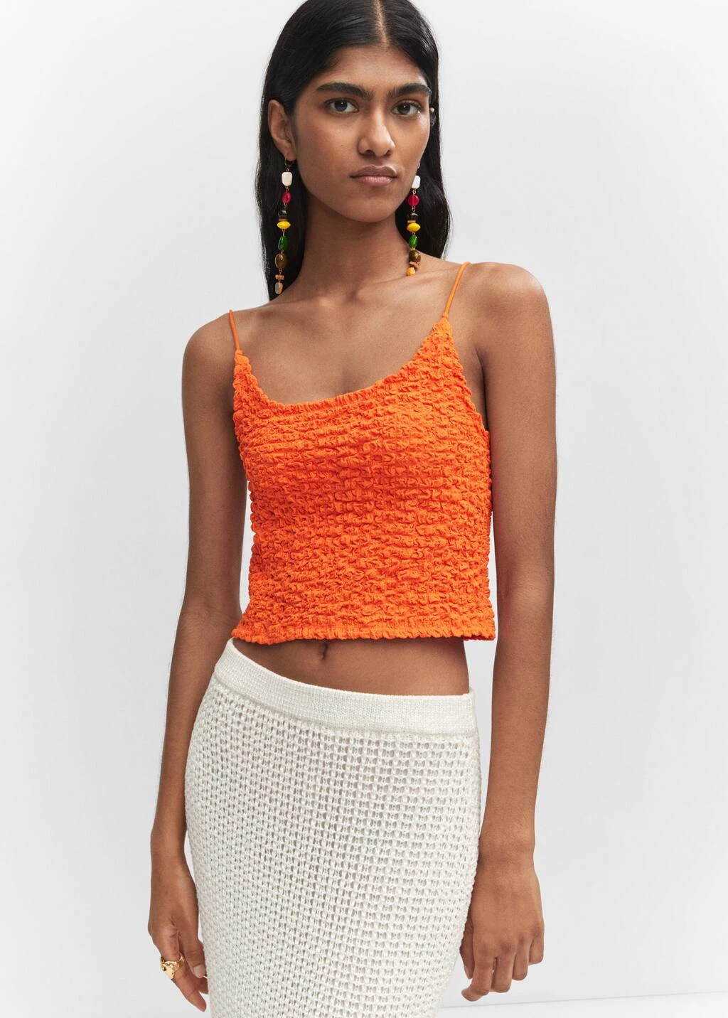 Crop Top Texturé