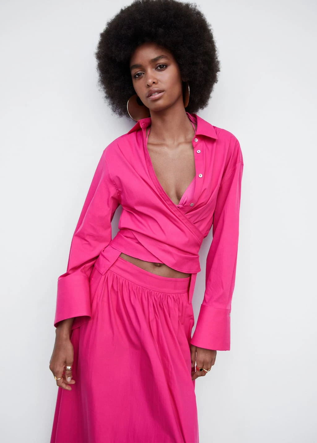 Chemise Croisée Nœud