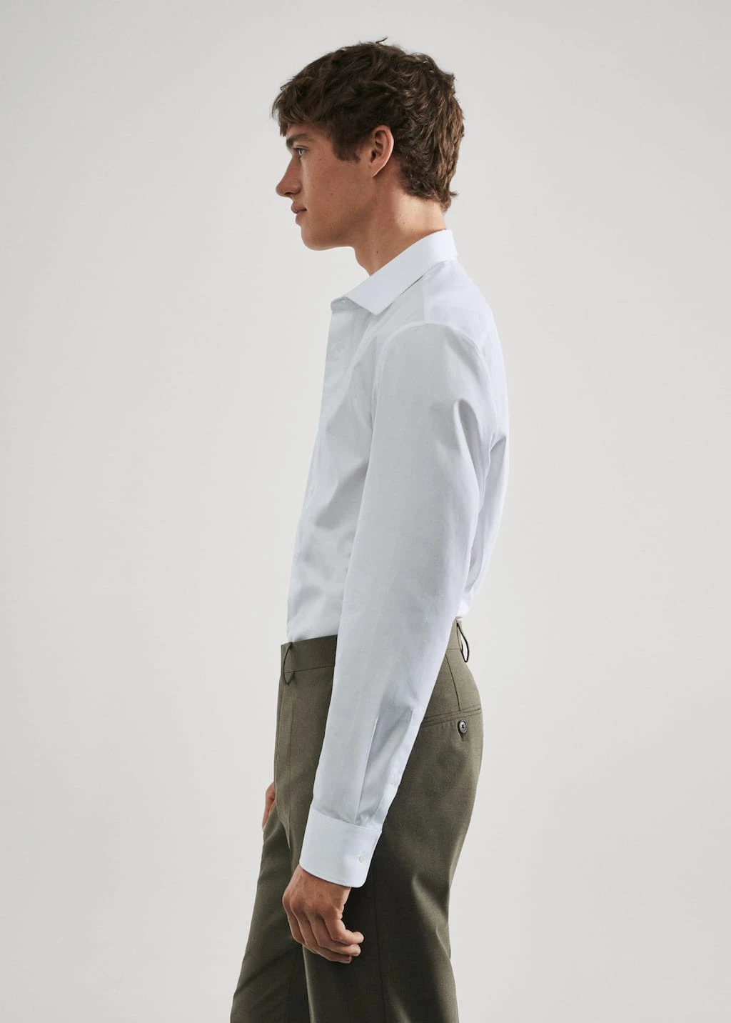 Chemise Costume Slim-fit Popeline Coton â Image 4