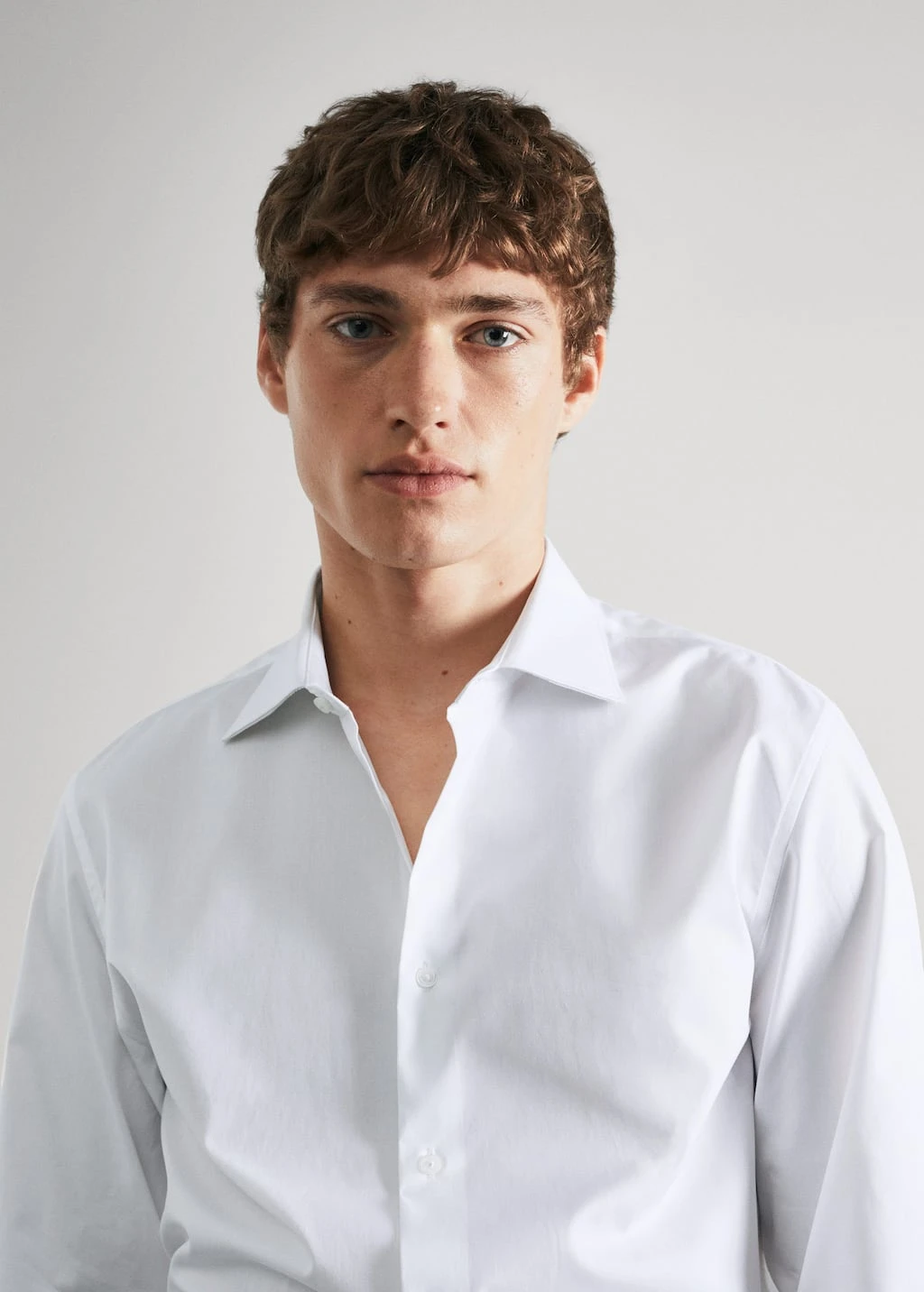 Chemise Costume Slim-fit Popeline Coton â Image 5