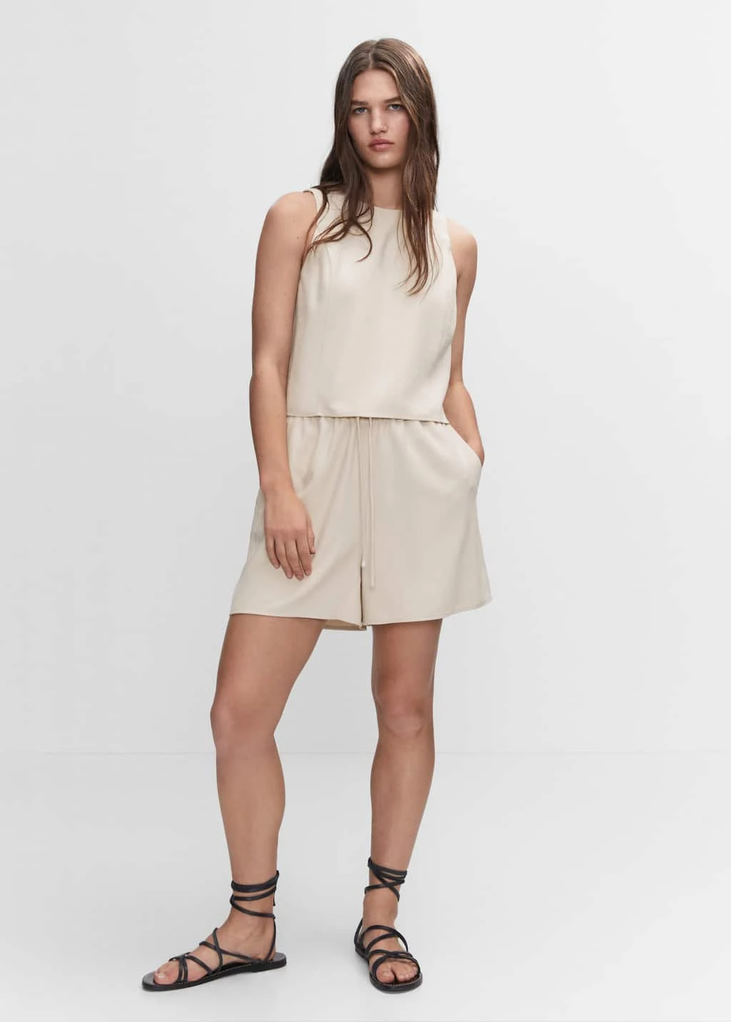 Crop Top Bretelles Larges – Image 2